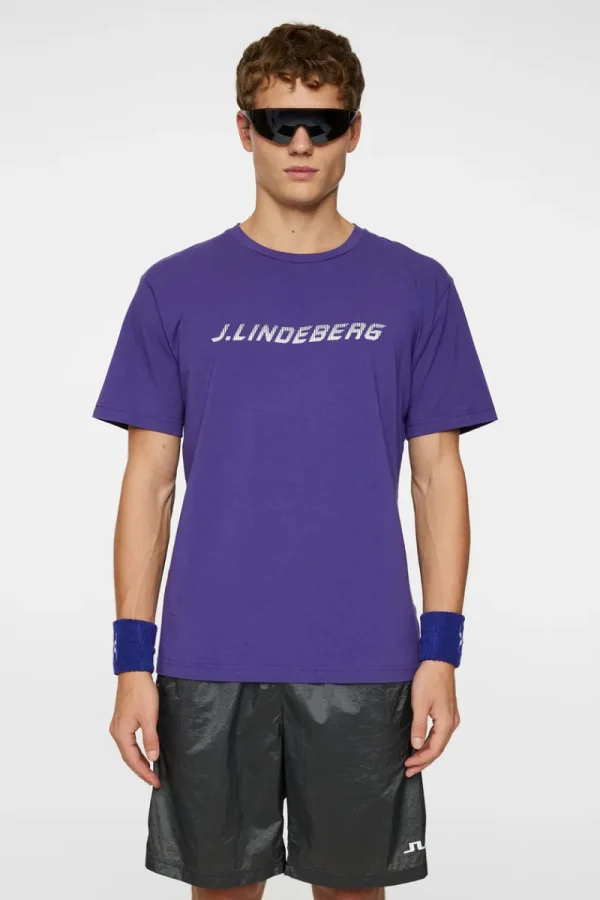 T-shirts | Tennis-J.Lindeberg Ken T-shirt Deep Wisteria