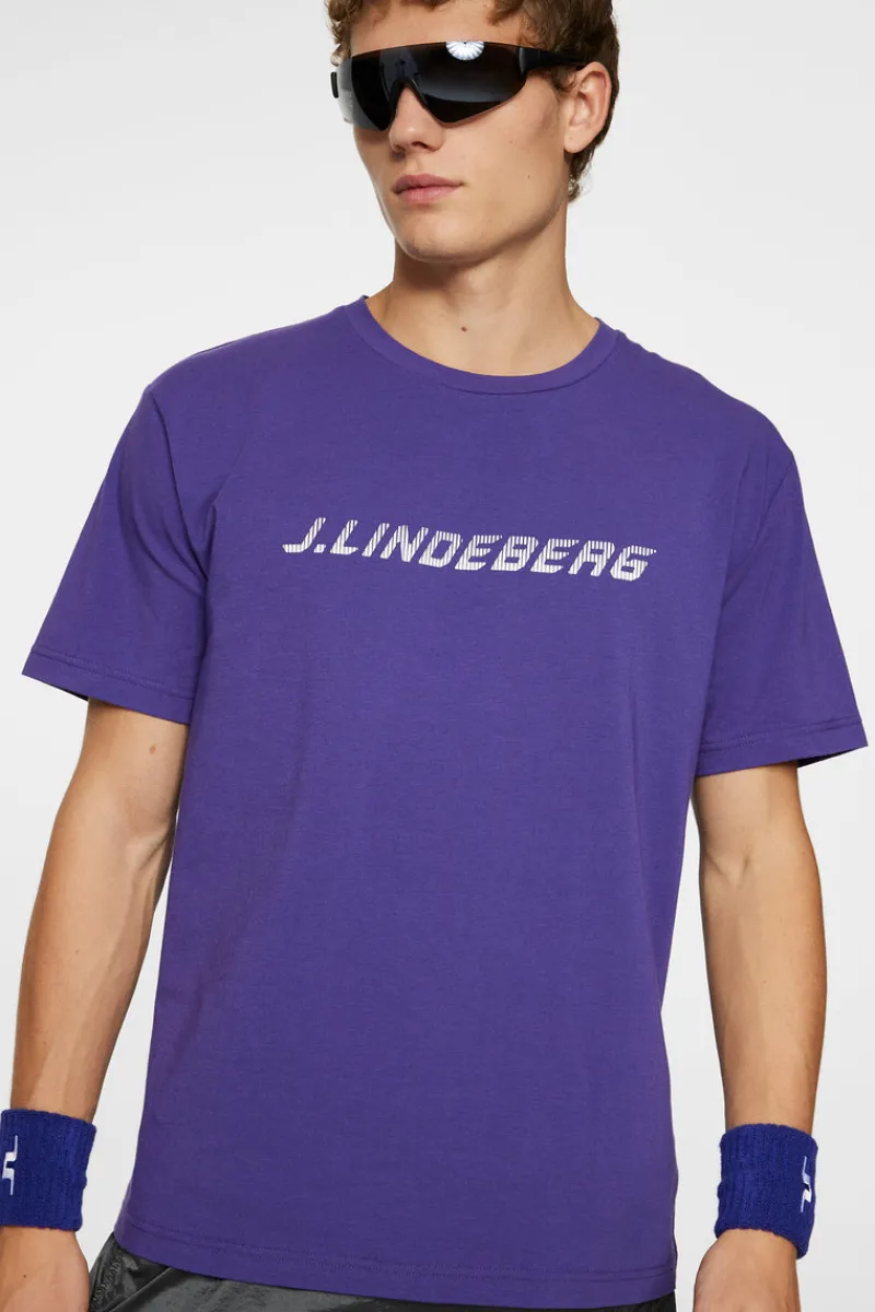 T-shirts | Tennis-J.Lindeberg Ken T-shirt Deep Wisteria