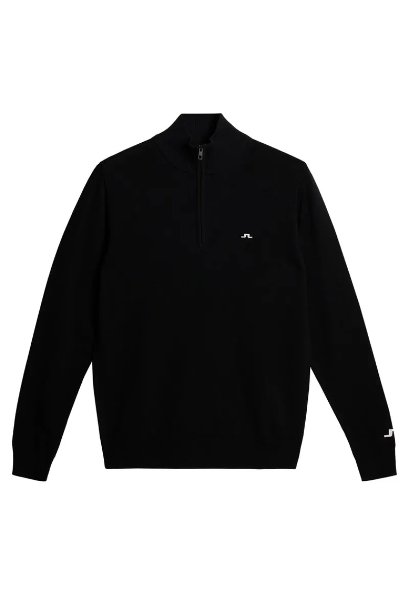 Golf | Stickat-J.Lindeberg Kian Knitted Sweater Black
