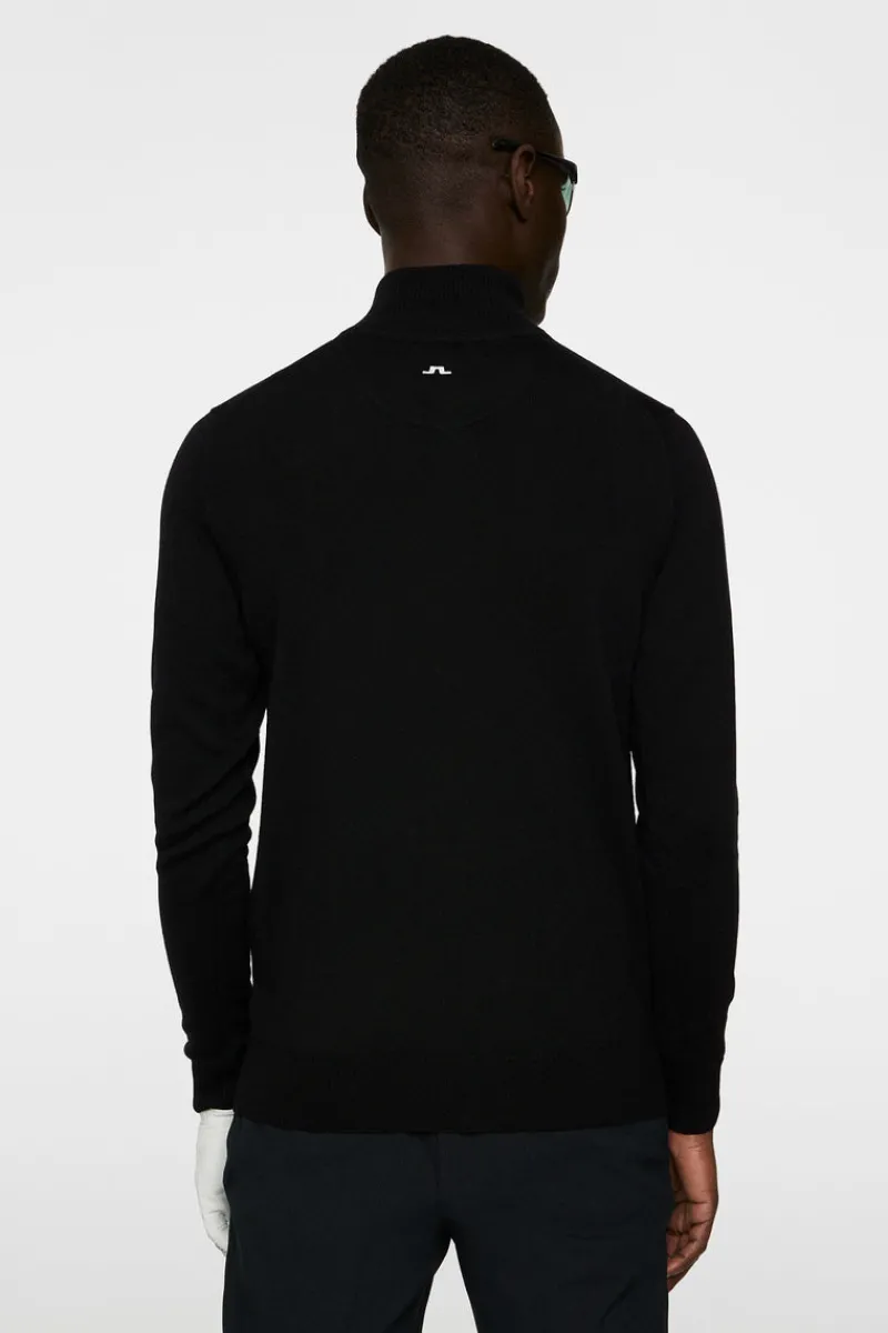 Golf | Stickat-J.Lindeberg Kian Knitted Sweater Black
