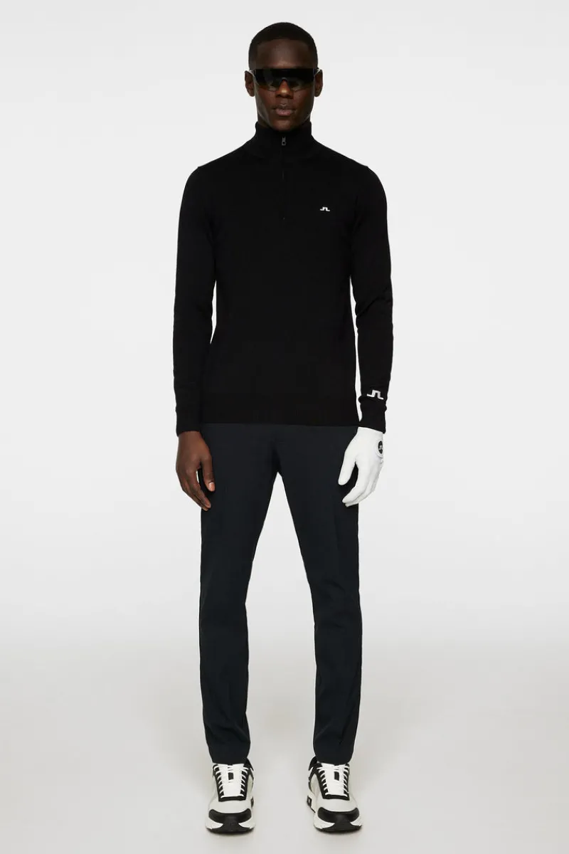 Golf | Stickat-J.Lindeberg Kian Knitted Sweater Black