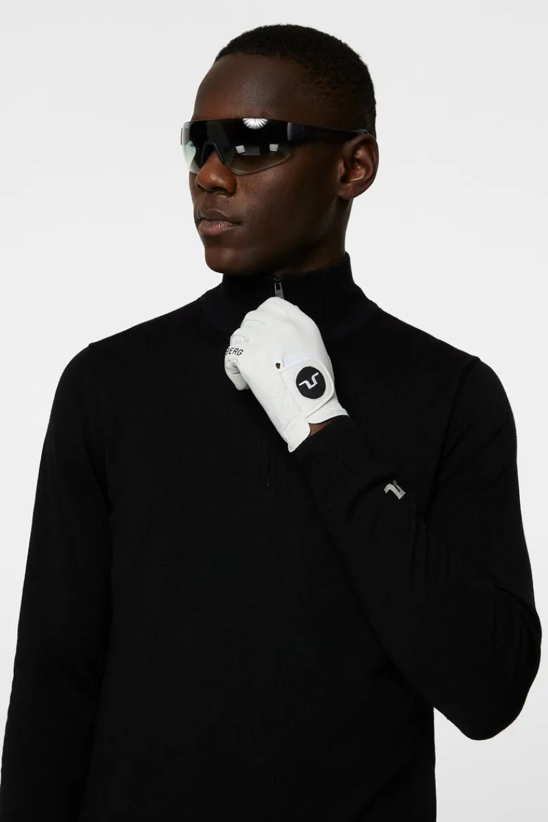 Golf | Stickat-J.Lindeberg Kian Knitted Sweater Black