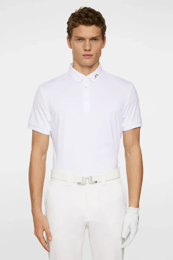 Golf | Pikétröjor-J.Lindeberg KV Polo White