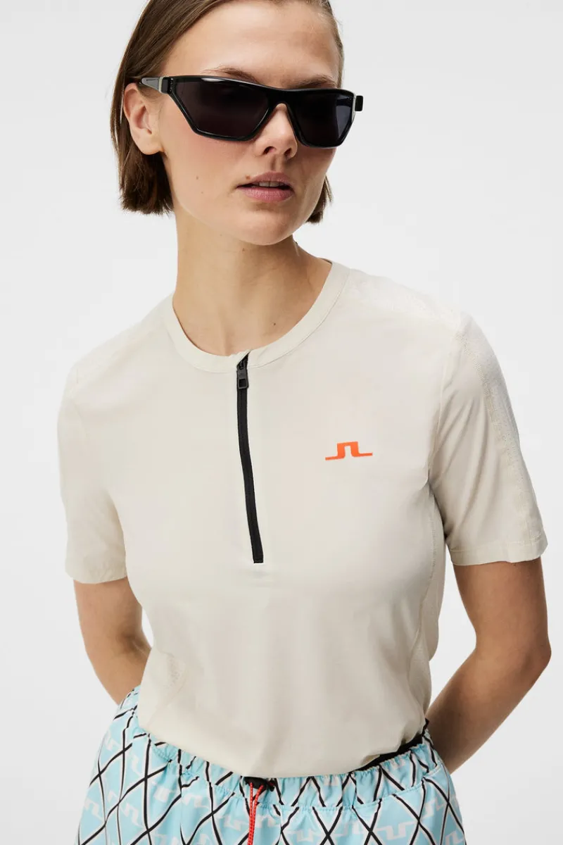 Bas- Och Mellanlager | Outdoor-J.Lindeberg Landa Pro Pack T-shirt Almond Milk