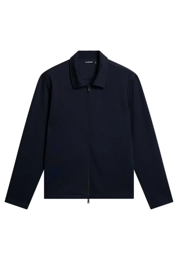 Tröjor | Överdelar-J.Lindeberg Lansa Jersey Zip Jacket JL Navy