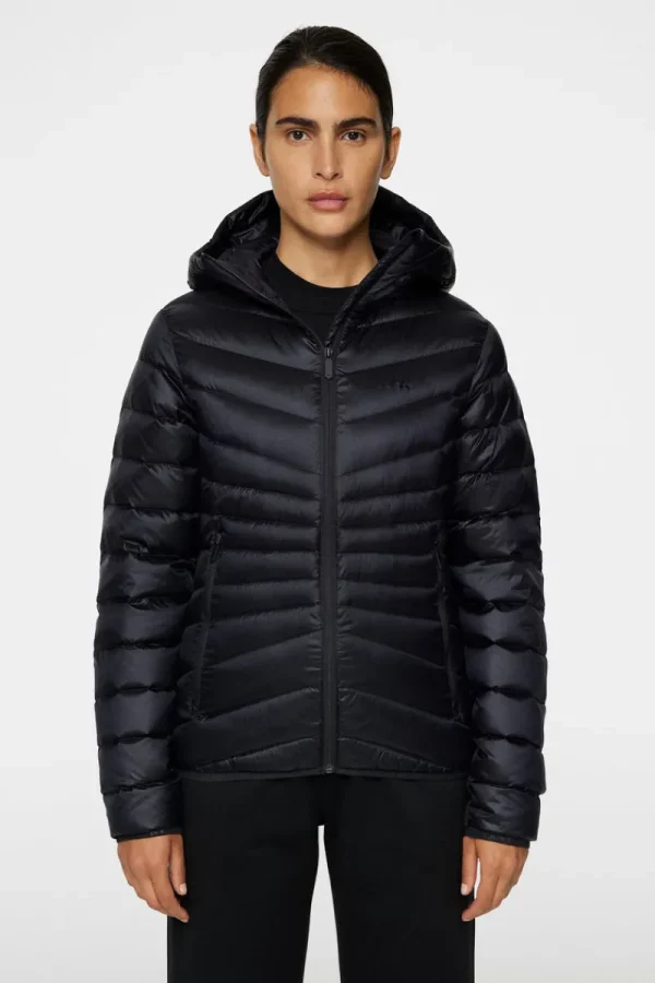 Jackor | Active-J.Lindeberg Lara Light Down Hood Black