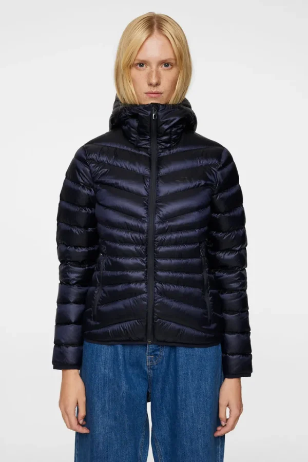 Jackor | Active-J.Lindeberg Lara Light Down Hood JL Navy