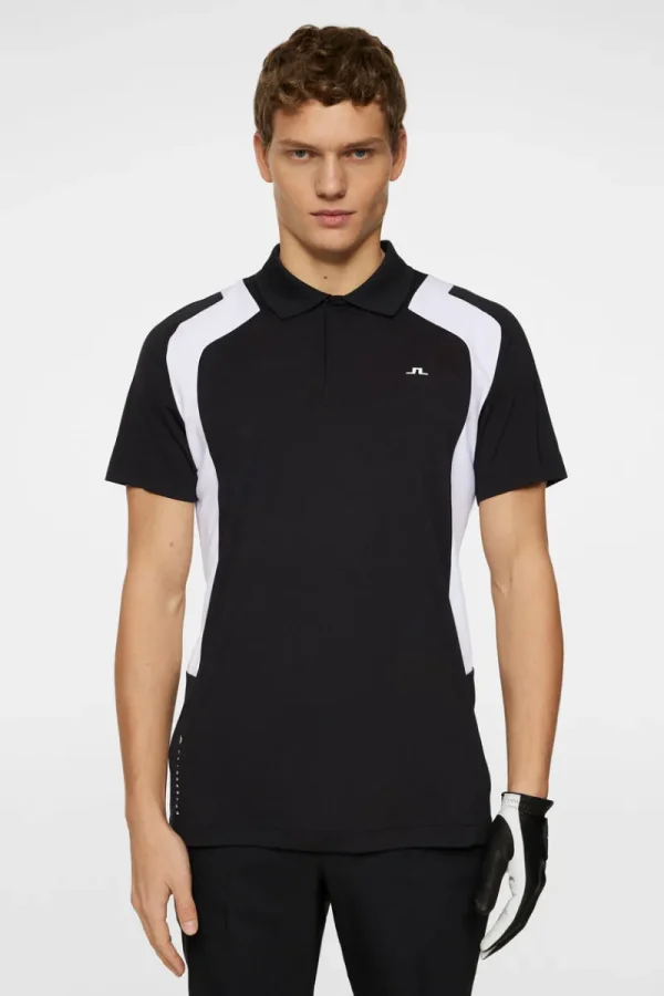 Golf | Pikétröjor-J.Lindeberg Legacy Polo Black
