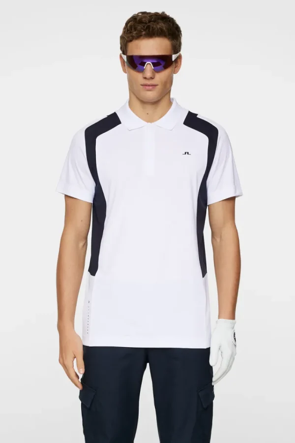 Golf | Överdelar-J.Lindeberg Legacy Polo White