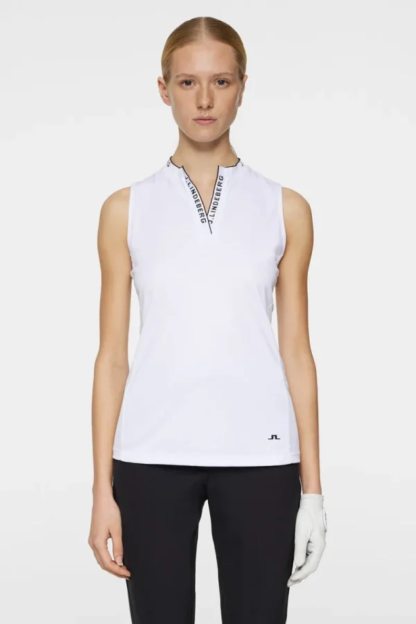 Golf | Linnen-J.Lindeberg Leya Sleeveless Top White