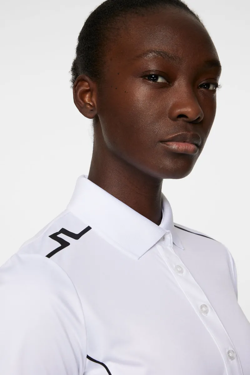 Golf | Överdelar-J.Lindeberg Leyla Polo White