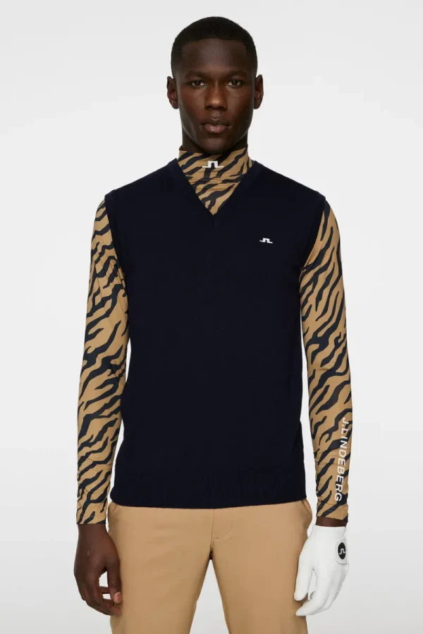 Golf | Stickat-J.Lindeberg Liam Knitted Vest JL Navy