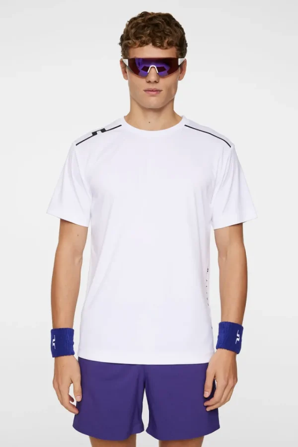 T-shirts | Tennis-J.Lindeberg Lio T-shirt White