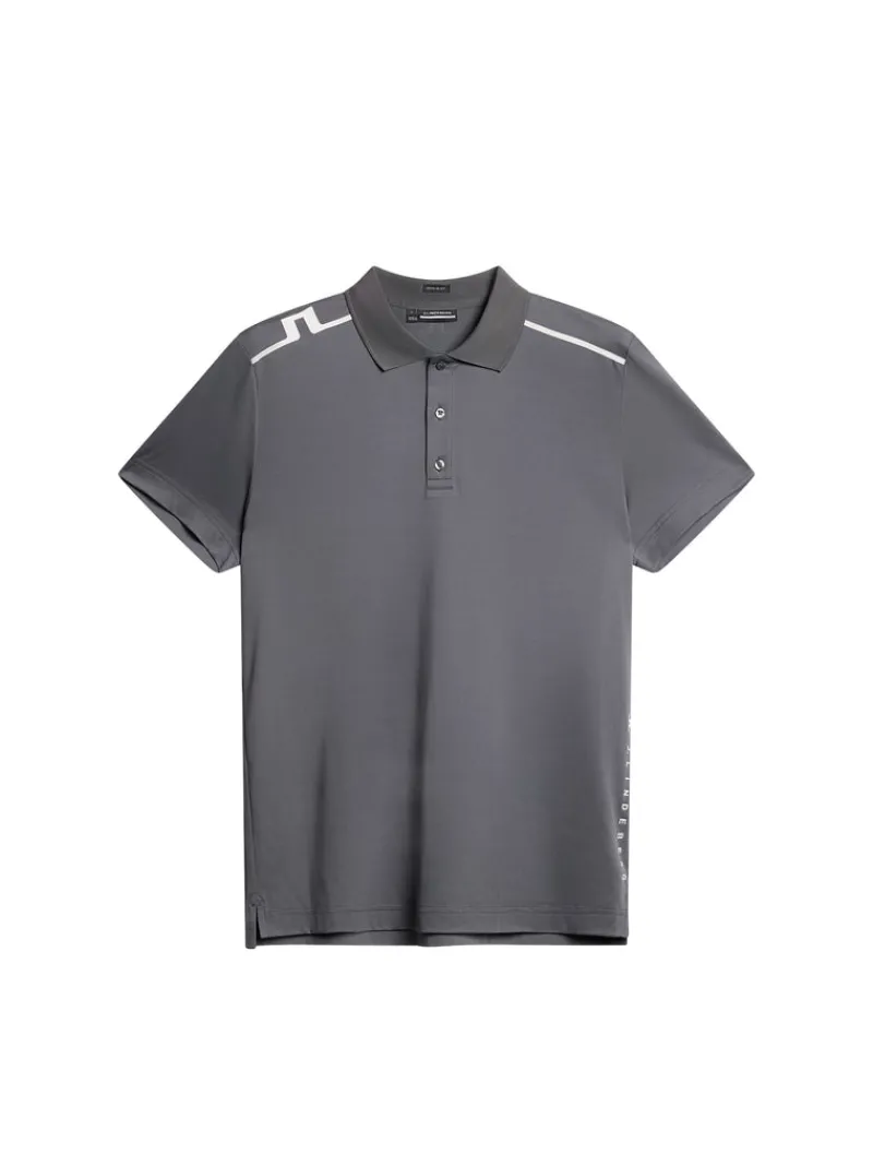 Golf | Pikétröjor-J.Lindeberg Lionel Polo Lava Smoke