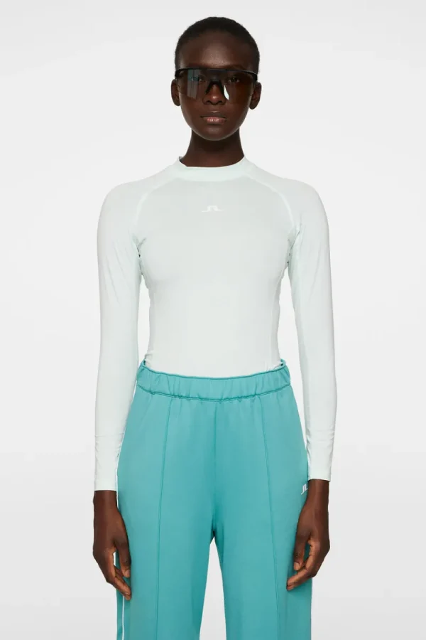 Bas- Och Mellanlager | Tennis-J.Lindeberg Lorena Top LS Moonlight Jade