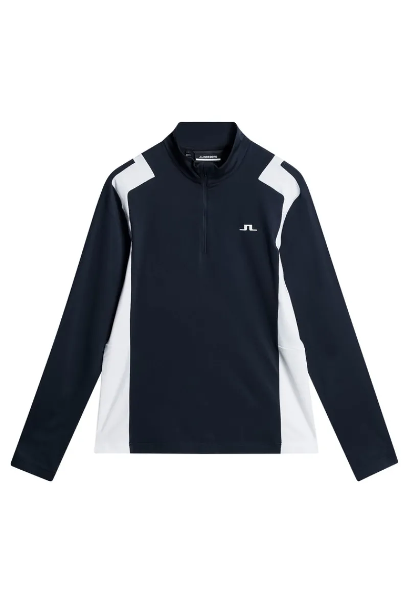 Ski | Toppar-J.Lindeberg Lukas Quarter Zip Mid Layer JL Navy