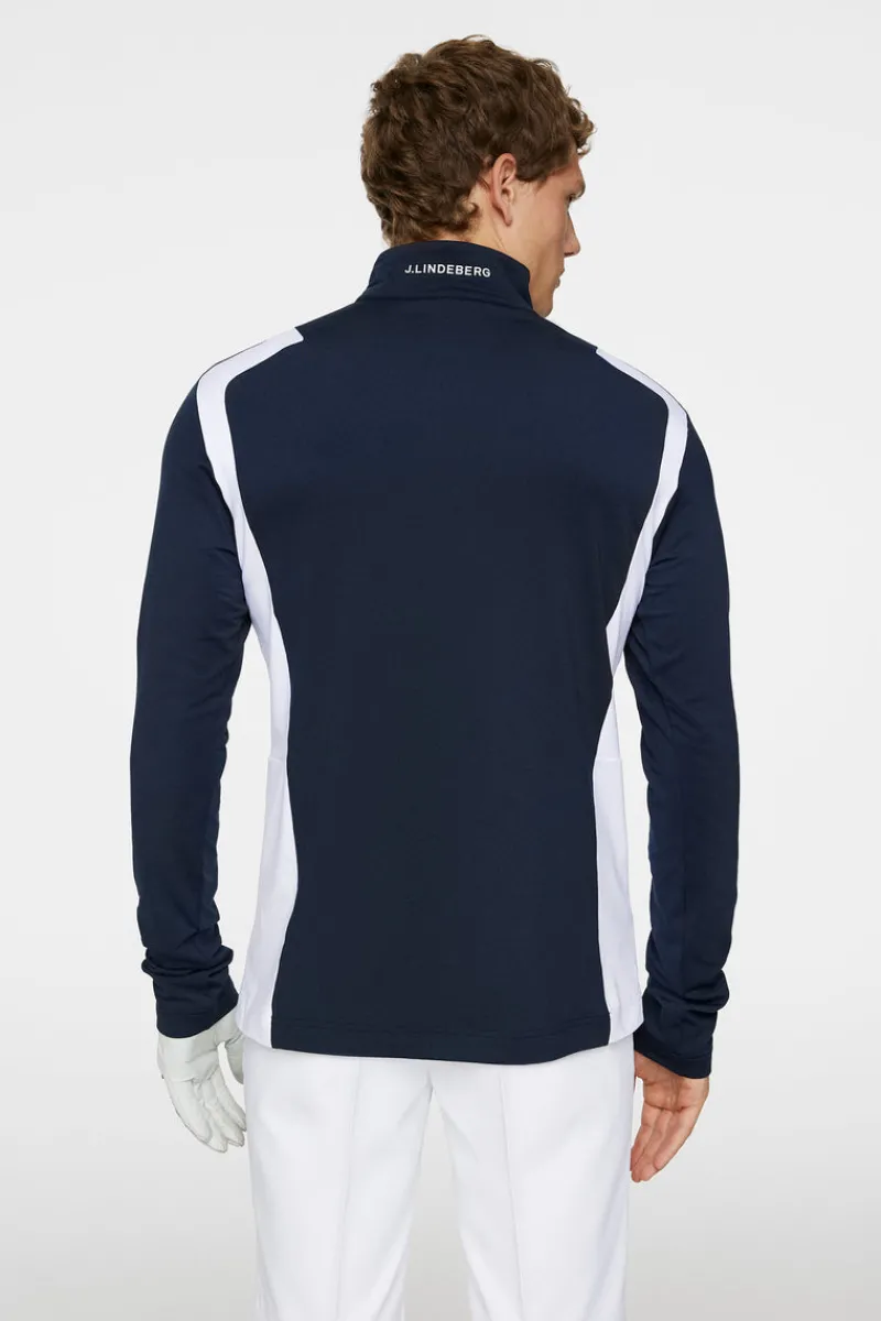 Ski | Toppar-J.Lindeberg Lukas Quarter Zip Mid Layer JL Navy