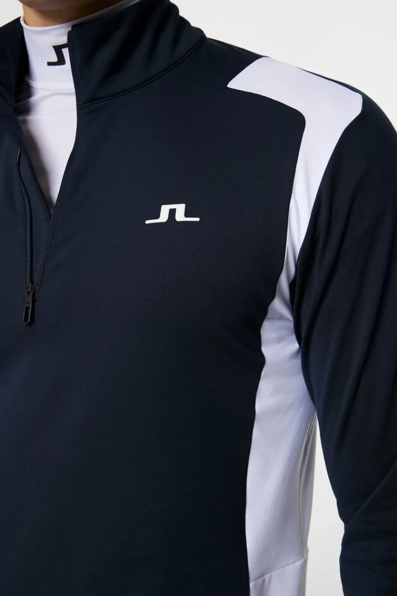 Ski | Toppar-J.Lindeberg Lukas Quarter Zip Mid Layer JL Navy