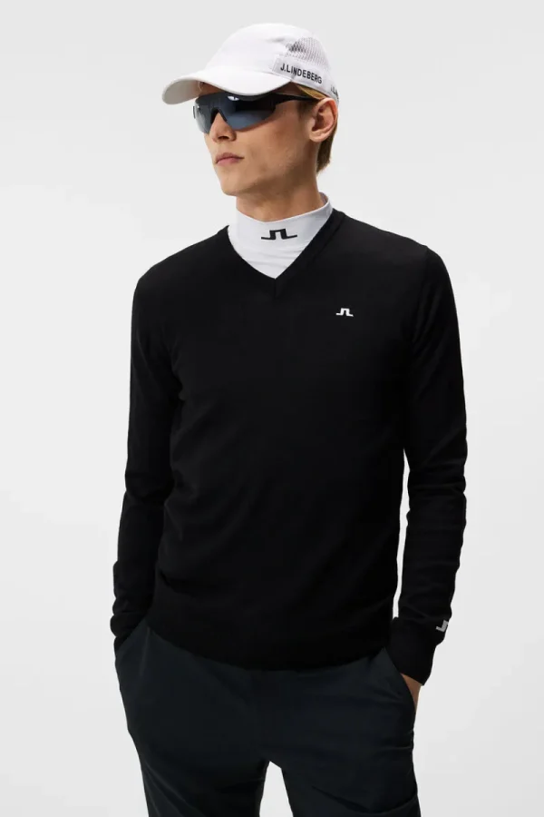 Stickat-J.Lindeberg Lymann Black