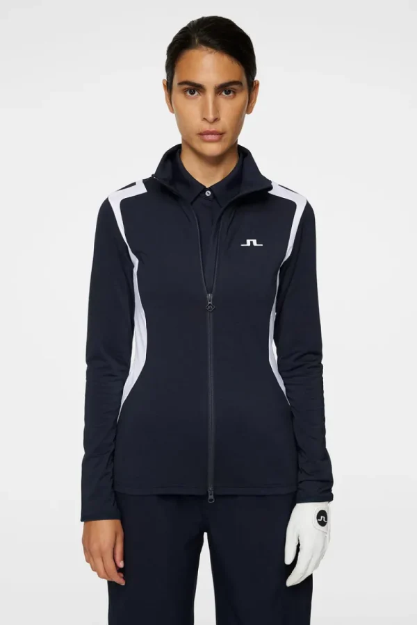 Golf | Ski-J.Lindeberg Mae Zip Mid Layer JL Navy