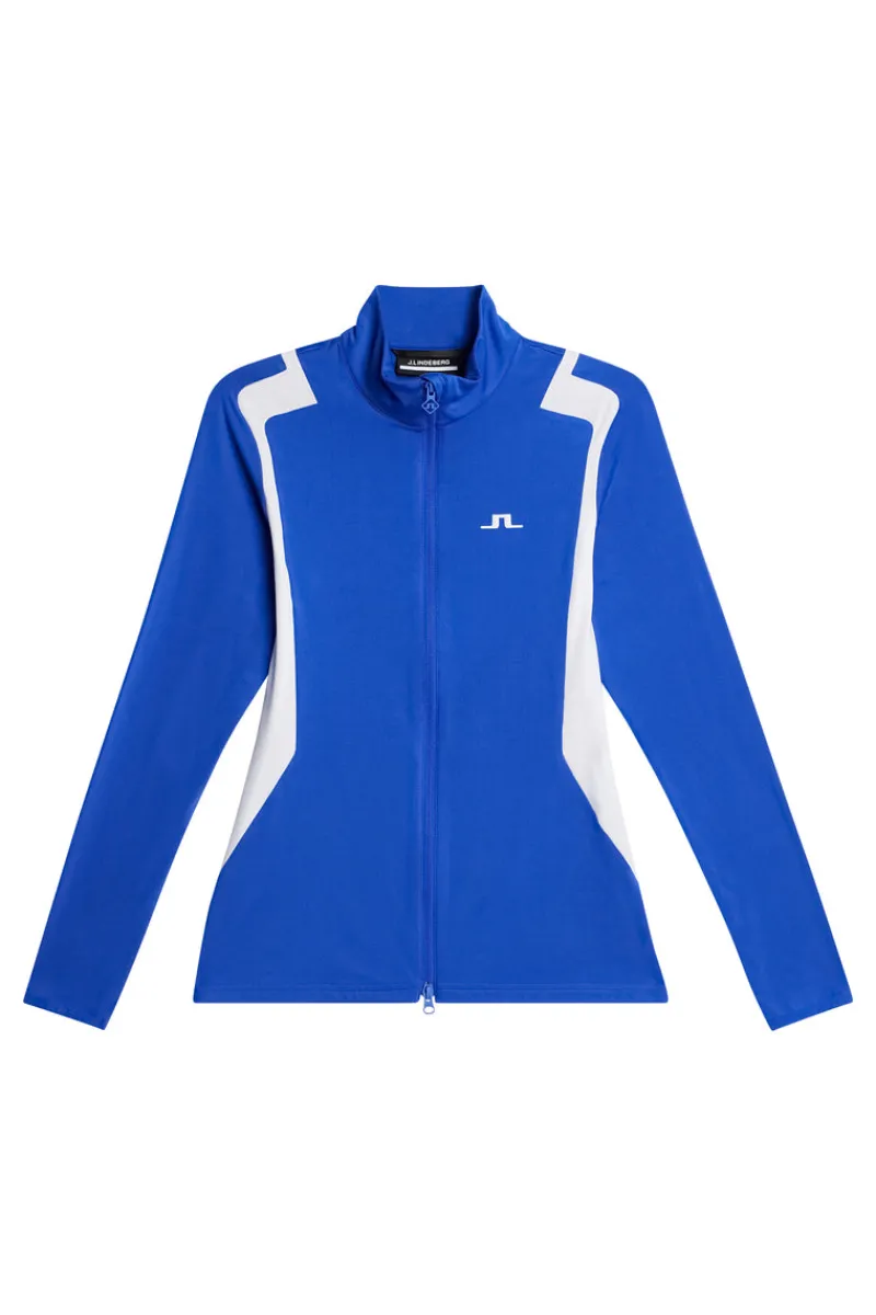 Golf | Ski-J.Lindeberg Mae Zip Mid Layer Club Blue