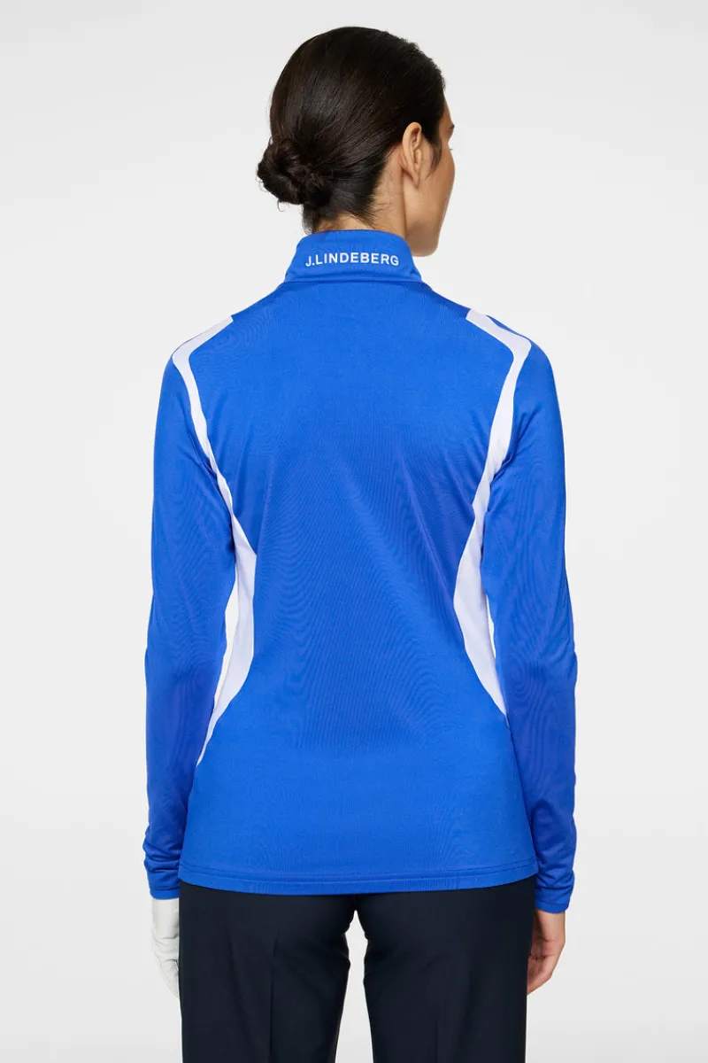 Golf | Ski-J.Lindeberg Mae Zip Mid Layer Club Blue