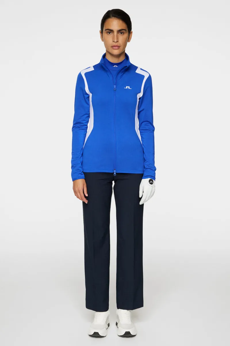 Golf | Ski-J.Lindeberg Mae Zip Mid Layer Club Blue