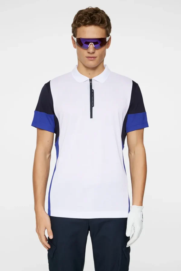 Golf | Pikétröjor-J.Lindeberg Nero Polo White
