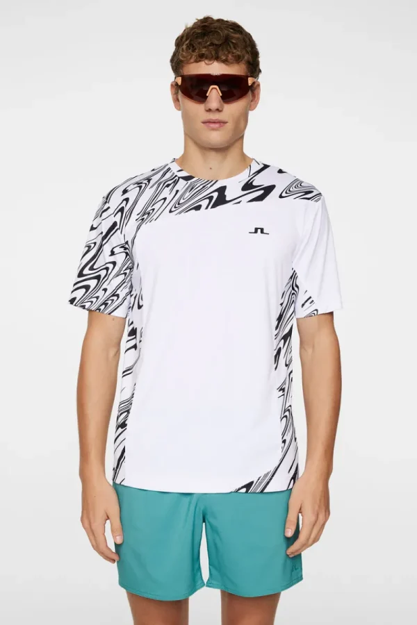 T-shirts | Tennis-J.Lindeberg Niccolo T-shirt Liquify White L