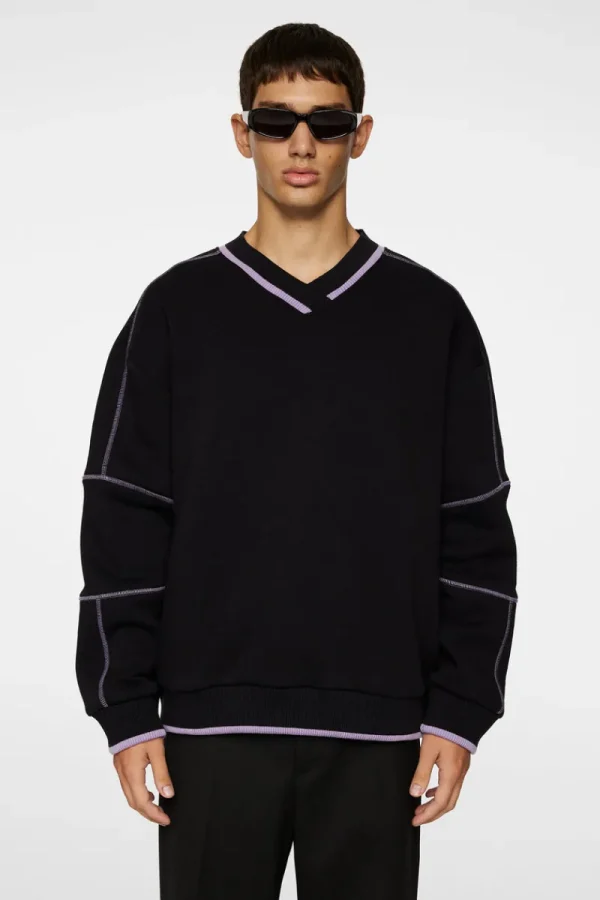 Tröjor | Överdelar-J.Lindeberg Nick Team Jersey Sweater Black