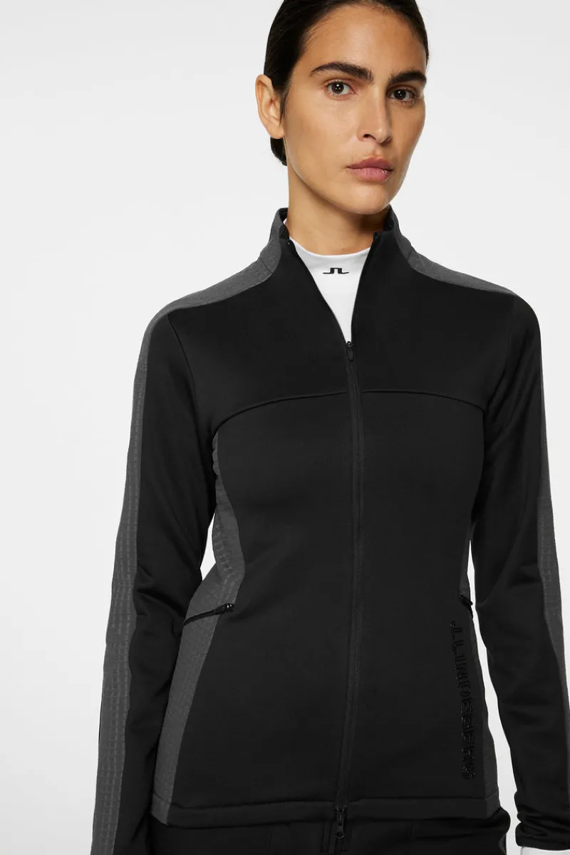 Golf | Ski-J.Lindeberg Nina Hybrid Mid Layer Black