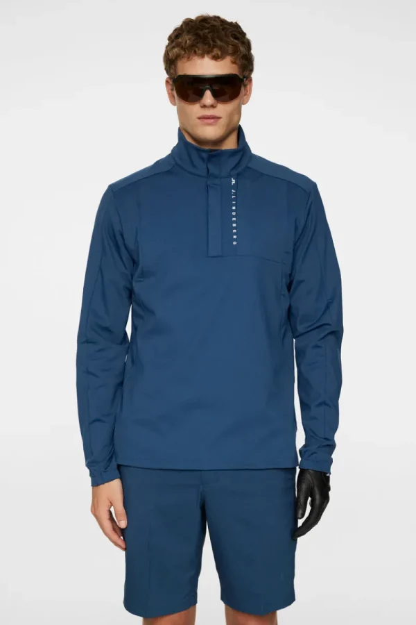 Golf | Bas- Och Mellanlager-J.Lindeberg Olof Tech Mid Layer Key Largo