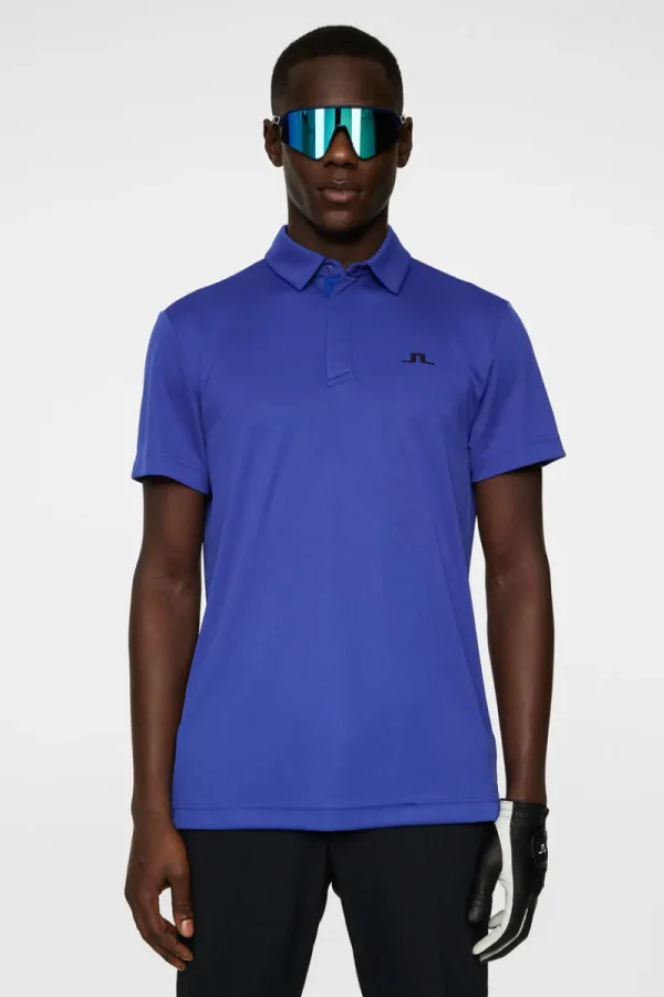 Golf | Pikétröjor-J.Lindeberg Peat Polo Clematis Blue