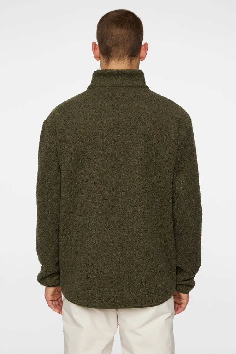Ski | Bas & Mellanlager-J.Lindeberg Peter Pile Jacket Forest Green