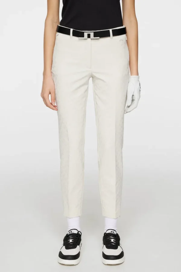 Golf | Byxor-J.Lindeberg Pia Bridge Pant Tour Geo Jacquard Moonbeam M