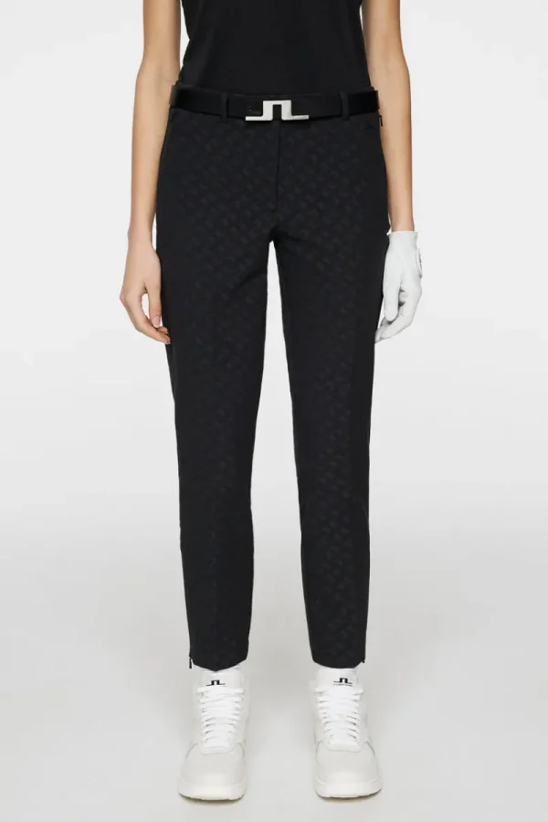 Golf | Byxor-J.Lindeberg Pia Bridge Pant Tour Geo Jacquard Black M