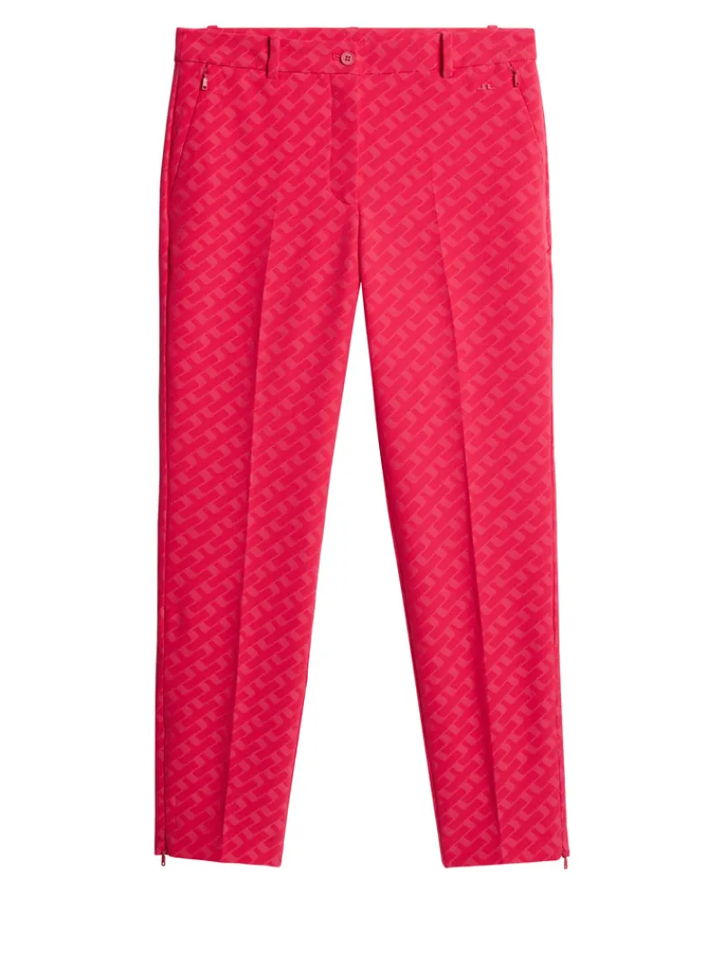 Golf | Byxor-J.Lindeberg Pia Bridge Pant Tour Geo Jacquard Pink M