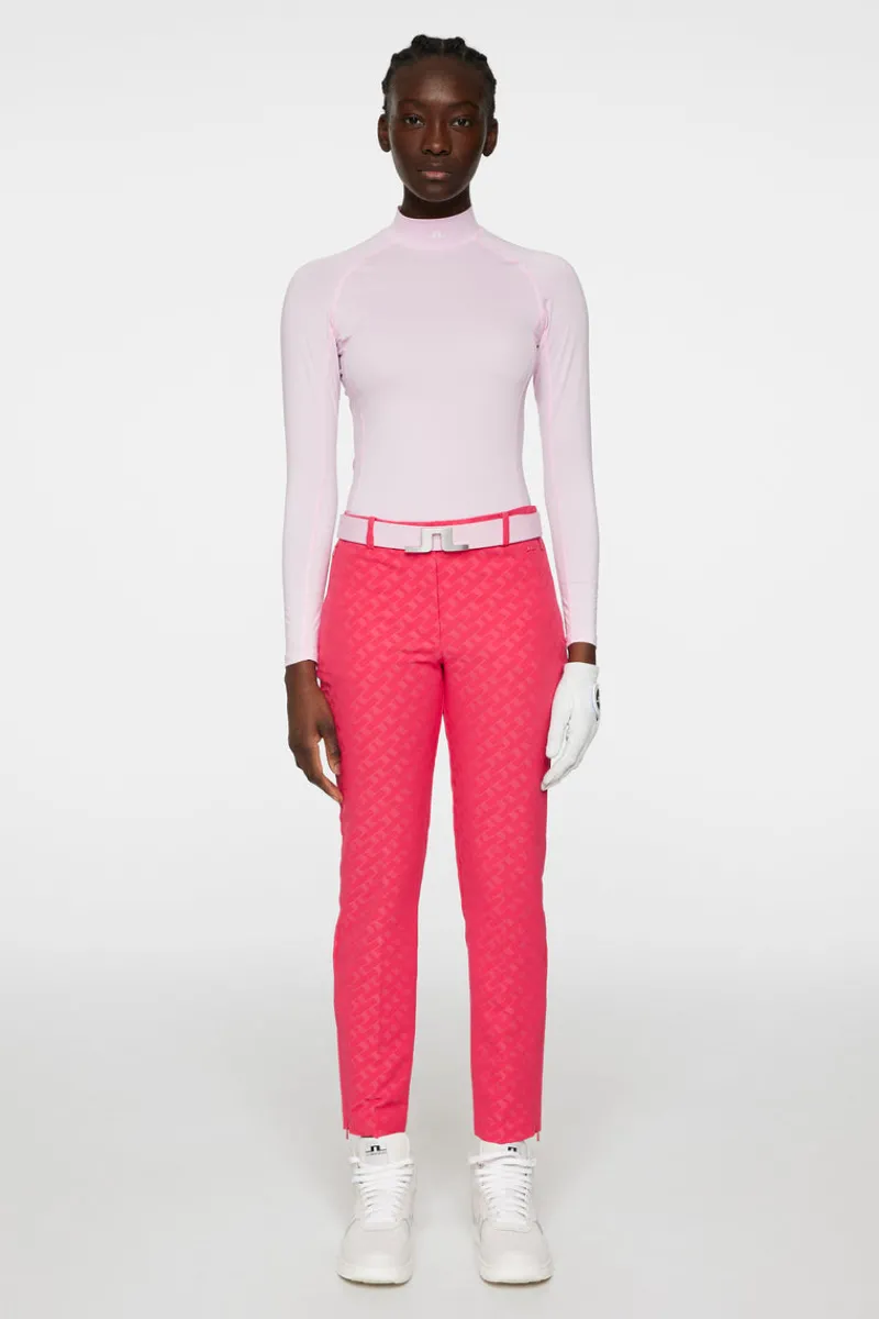 Golf | Byxor-J.Lindeberg Pia Bridge Pant Tour Geo Jacquard Pink M
