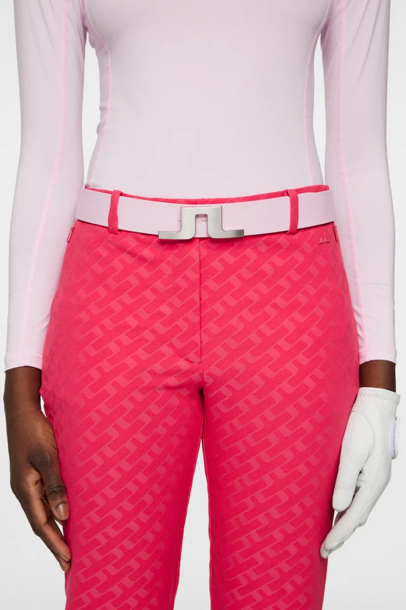 Golf | Byxor-J.Lindeberg Pia Bridge Pant Tour Geo Jacquard Pink M