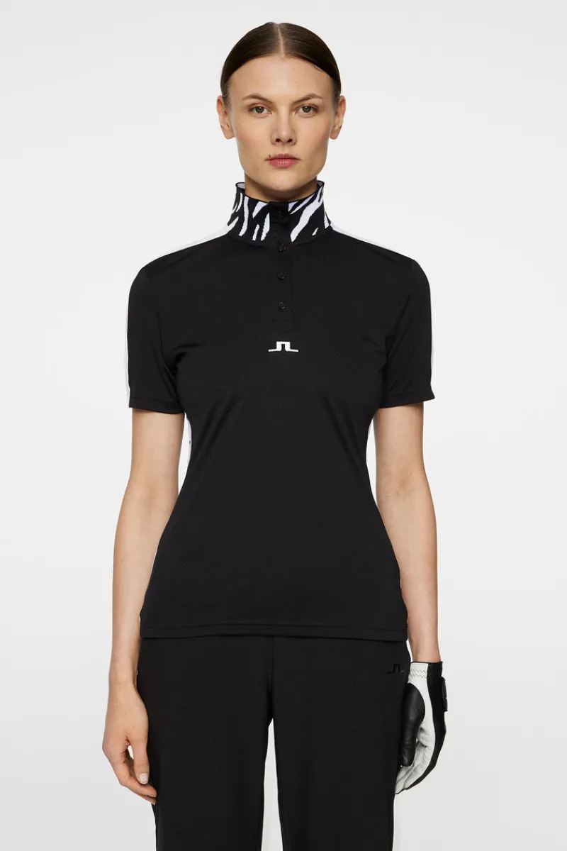 Golf | Överdelar-J.Lindeberg Pip Polo Black