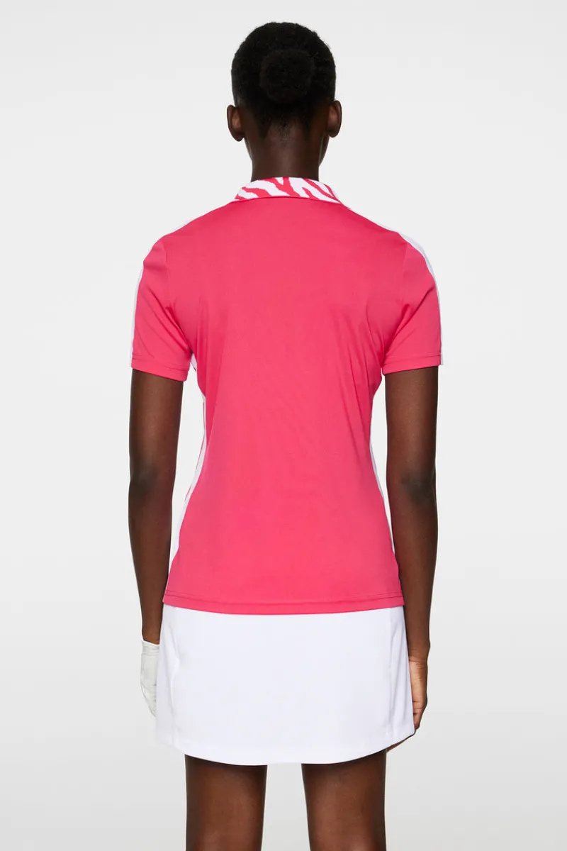 Golf | Överdelar-J.Lindeberg Pip Polo Azalea
