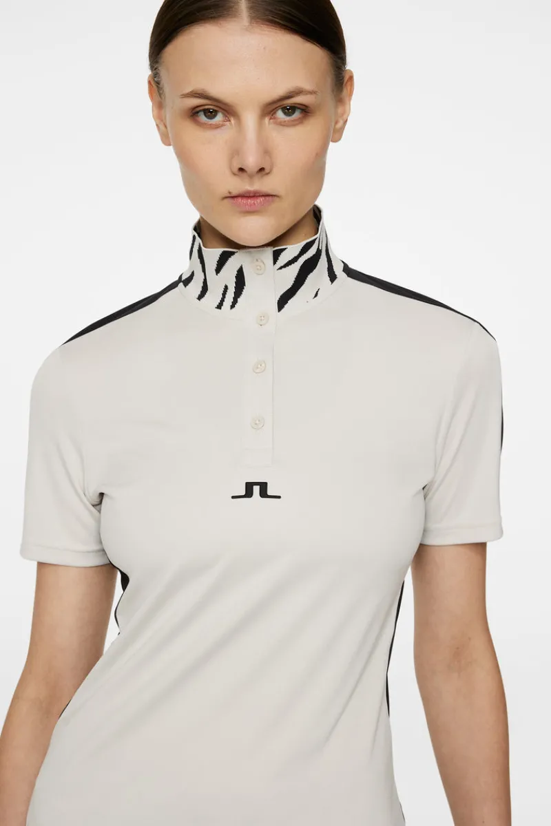 Golf | Överdelar-J.Lindeberg Pip Polo Moonbeam