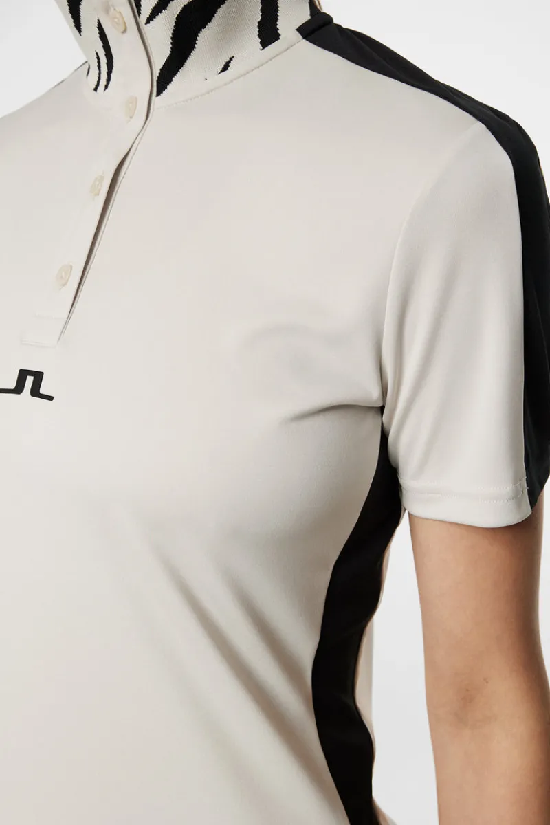 Golf | Överdelar-J.Lindeberg Pip Polo Moonbeam