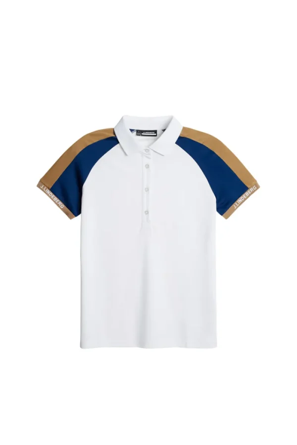Golf | Överdelar-J.Lindeberg Priya Polo White