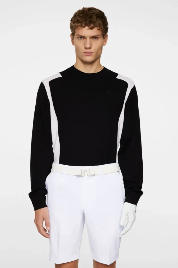 Golf | Stickat-J.Lindeberg Remi Knitted Sweater Black