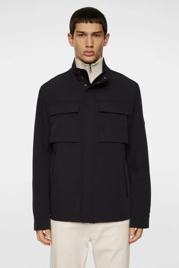 Jackor | Ytterkläder-J.Lindeberg Riley 4 Way Stretch Jacket Black