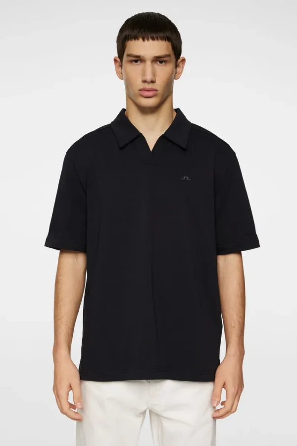 Pikétröjor | Överdelar-J.Lindeberg Roy relaxed Polo Pique Black