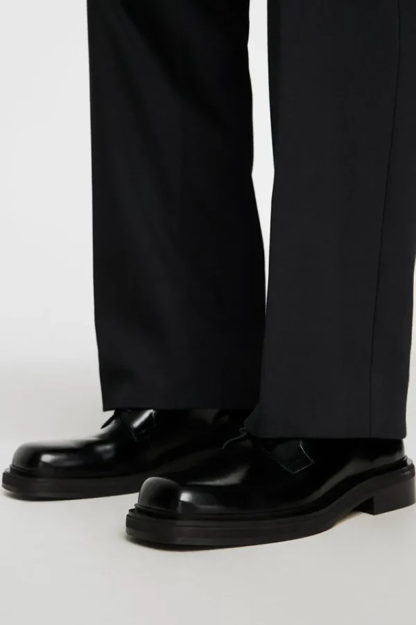 Fashionskor | Skor-J.Lindeberg Ryker Square Toe Derby Black