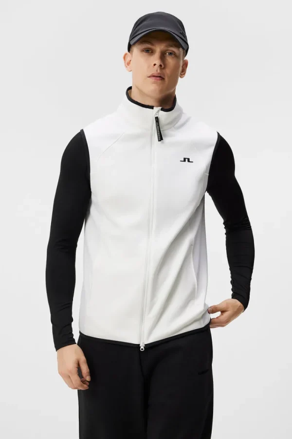 Västar | Outdoor-J.Lindeberg Santino Polartec Vest White