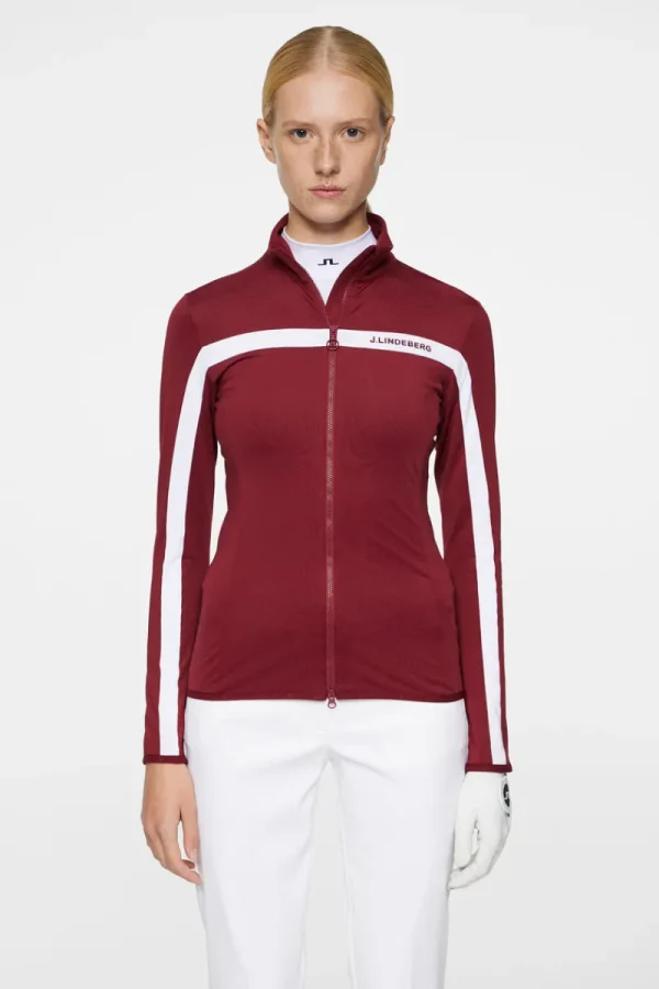 Golf | Ski-J.Lindeberg Seasonal Janice Mid Layer Cabernet